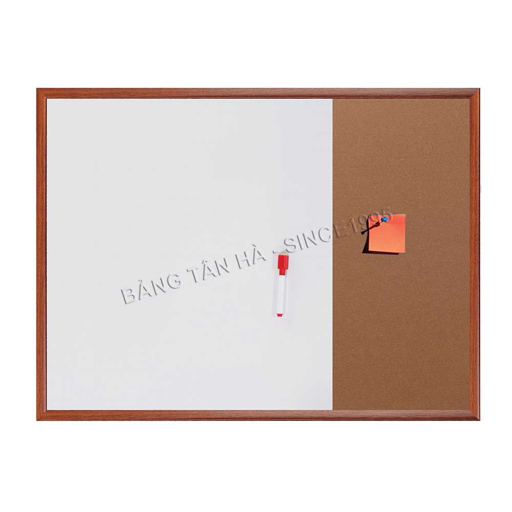 Bảng Combo Ghim Lie - Từ Trắng Khung gỗ