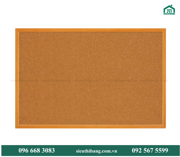 Bảng ghim Lie treo tường Khung gỗ