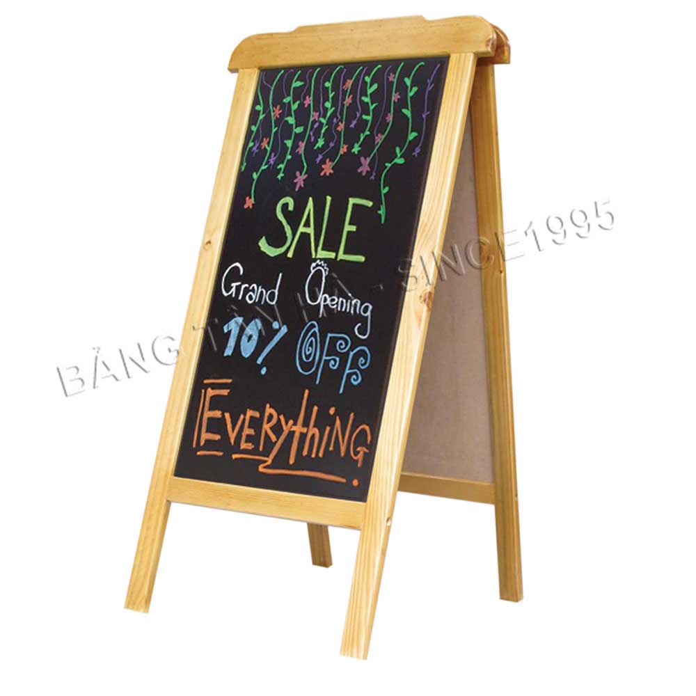 Bảng Menu hai mặt đứng JAJA