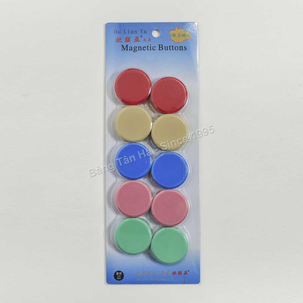Nam châm viên 3cm - 5 viên