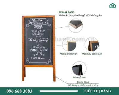 Bảng Menu đứng hai mặt ROMANA