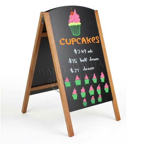 Bảng Menu hai mặt đứng SLIDE BIG