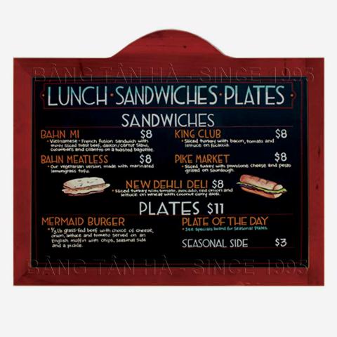 Bảng Menu Treo Tường CLASSIC