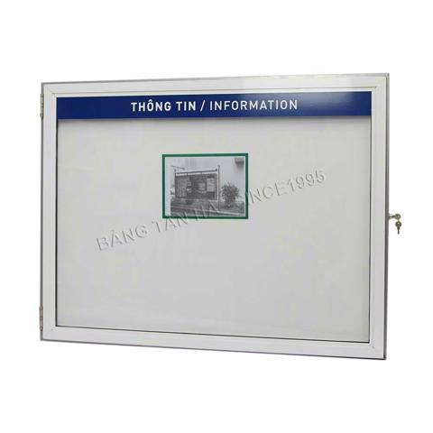 Bảng thông tin treo tường - Mặt từ trắng