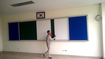 Bảng trượt ngang lớp học