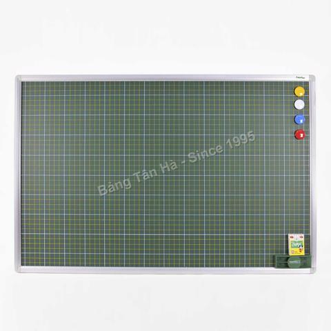 Bảng từ xanh kẻ ô ly tiểu học