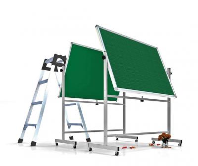 Cách kiểm tra bánh xe và khóa hãm trước khi dùng bảng di động