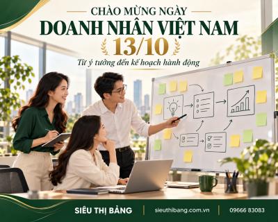 Ngày Doanh nhân Việt Nam 13/10: Từ ý tưởng đến hành động